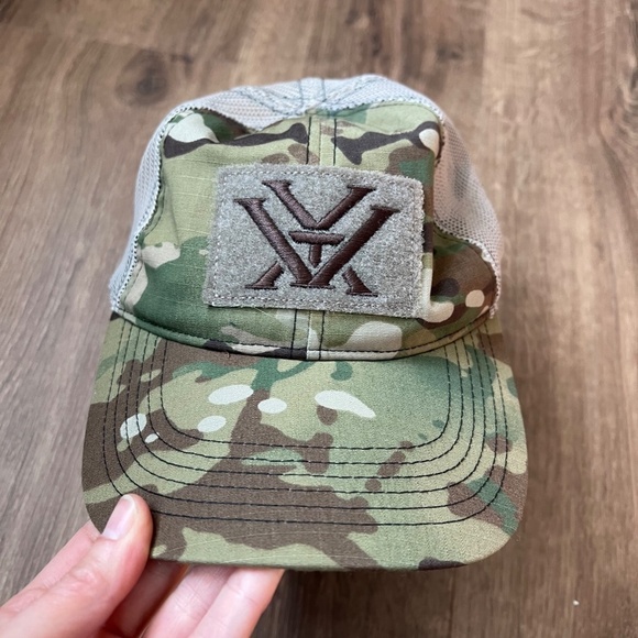 Vortex Camo Mesh Snap back baseball hat Sz. OSFM - Picture 2 of 8